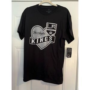 New NHL LA Kings Women's Size Medium Black #73 Toffoli Short Sleeve Shirt Top